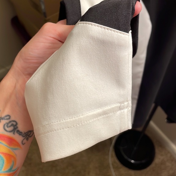 🛍️Host pick!EUC Made For Life b+w full zip jacket Sz.PM 276 - Picture 5 of 8